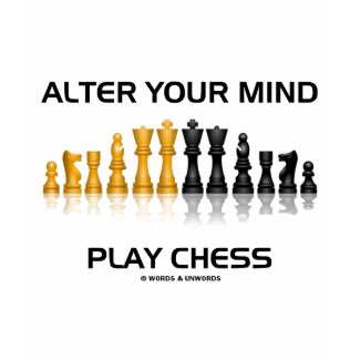 Alter Your Mind Play Chess (Reflective Chess Set) shirt