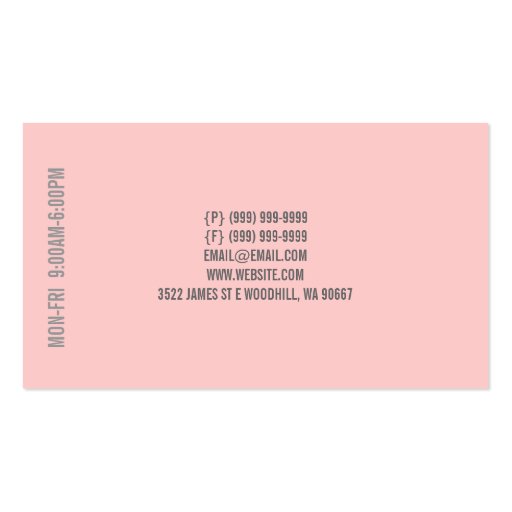Alteration, Tailor , Tailor, Seamstress Business Card Templates (back side)