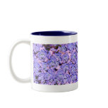 Altered Blue Flowered Succulents Coffee Cup mugs