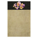 Altered Colorful Pansy's- Colorful Stationery