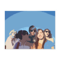 altered group at ballpark postcards