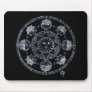 Altered Light Silver Zodiac Sun Eclipses Mousepads