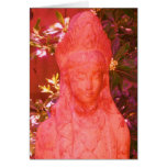 Altered Pink Kwan Yin Statue cards