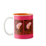 Altered Pink Lily Cup Mugs