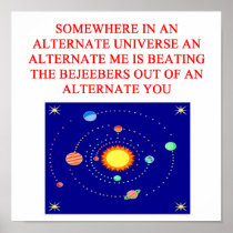 alternate universe phsics joke posters