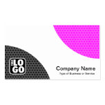Alternating Curves - Spot Textured Business Card Templates