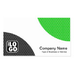 Alternating Curves - Spot Textured Business Card Template