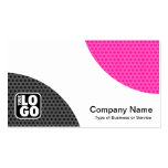 Alternating Curves - Spot Textured Business Card Template