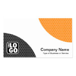 Alternating Curves - Spot Textured Business Card