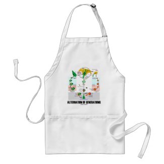 Alternation Of Generations (Flower Life Cycle) apron
