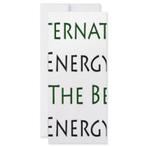 Alternative Energy Is The Best Energy rack cards by Supernova23 Alternative Energy Is The Best Energy rack cards