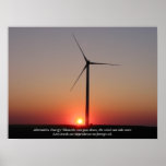 Alternative Energy: Wind &amp; Solar Posters