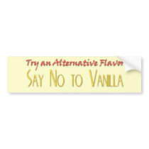Alternative Flavor bumper stickers by SexItUp Alternative Flavor bumper stickers