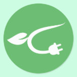 Alternative green energy power cable sticker