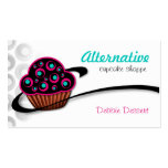 Alternative Retro Pink Cupcake Business Cards