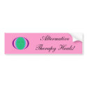 Alternative Therapy Heals! - bumper sticker bumper stickers