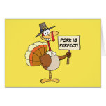 Alternatives to Turkey for Thanksgiving Dinner Greeting Card