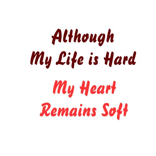 Although My Life is Hard Fridge Magnet magnet