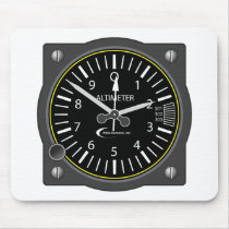 Altimeter Gauge mousepads