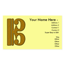 Alto Clef Business Cards -