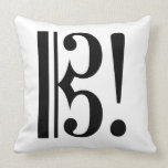 Alto Clef Pillow by Leslie Harlow