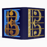 Alto Clefs 3 Ring Binder