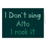 Alto Rock It Greeting Card