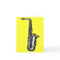 Alto Saxophone Card