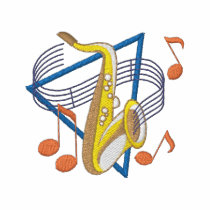 Alto Saxophone embroidered shirts by ZazzleEmbroidery Alto Saxophone embroidered shirts