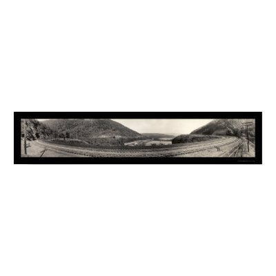 Altoona PA Horseshoe Curve RR Photo 1934 Posters by lc_panoramicphotos