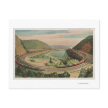 Altoona, Pennsylvania, The Famous Horseshoe Curv Post Card