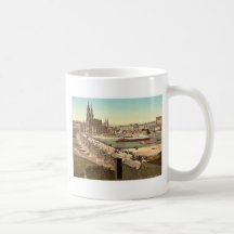 Altstadt, Dresden, Saxony, Germany rare Photochrom Mugs