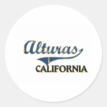 Alturas California City Classic Sticker