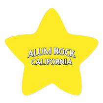 Alum Rock California Star Sticker
