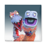Aluminum and Plastic Monsters Fridge Magnets