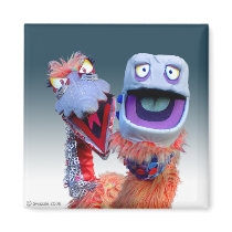 Aluminum and Plastic Monsters magnets