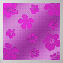 aluminum flowers pink print