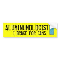 ALUMINUMOLOGIST bumpersticker