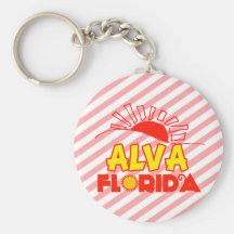 Alva, Florida Key Chain