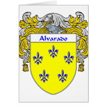 Alvarado Coat of Arms (Mantled) Cards