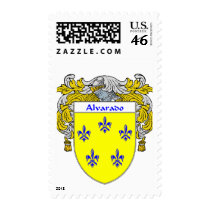 Alvarado Coat of Arms (Mantled) postage