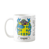 Alvarado Family Coat of Arms mug by NemethArt Alvarado Family Coat of Arms mug