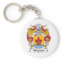 Alvarado Family Crest Key Chains