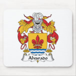 Alvarado Family Crest Mouse Mat