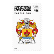 Alvarado Family Crest postage