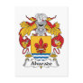 Alvarado Family Crest Post Card