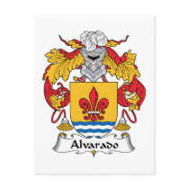 Alvarado Family Crest postcards by coatsofarms Alvarado Family Crest postcards