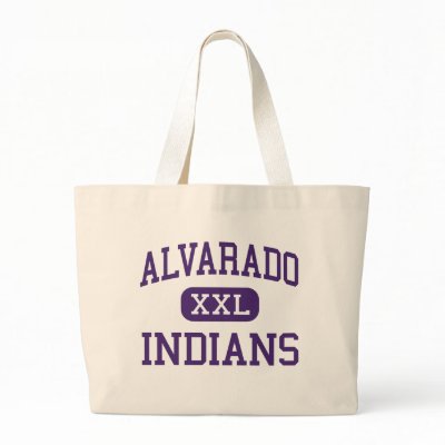 Alvarado - Indians - High School - Alvarado Texas Tote Bags by customteamsportswear