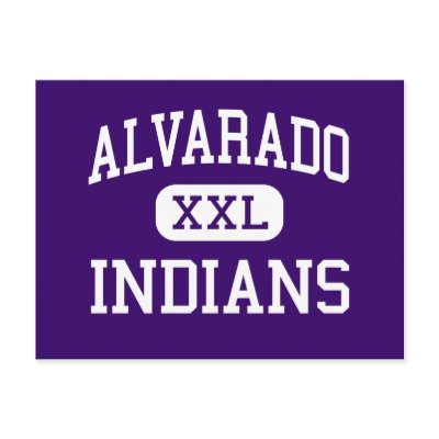 Alvarado - Indians - High School - Alvarado Texas Postcard by customteamsportswear