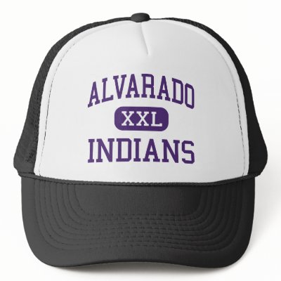Alvarado - Indians - Junior - Alvarado Texas Trucker Hat by customteamsportswear